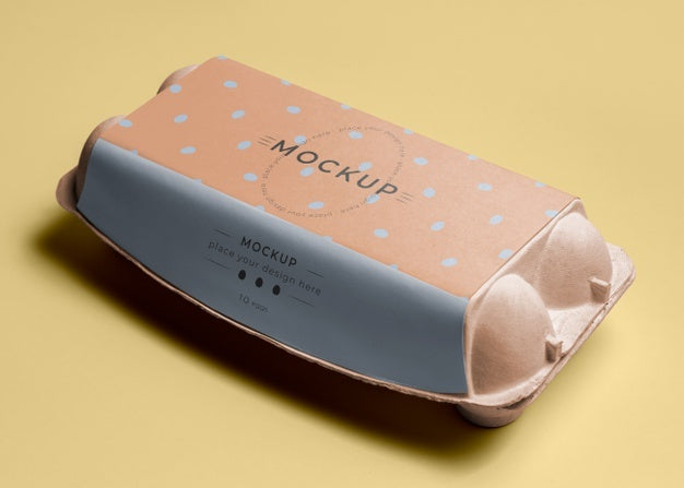 Ecologic Eggs Packaging Design Mockup Psd