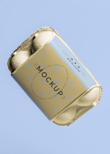 Ecologic Eggs Packaging Design Mockup Psd