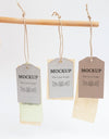Ecological Tags Hanging Psd