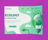 Ecology Landing Page Mock-Up Psd