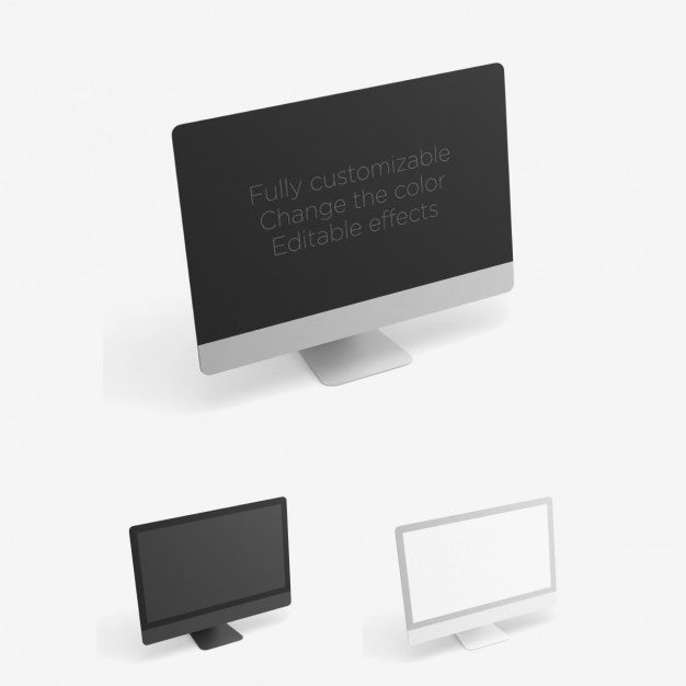Editable Imac Presentation Psd