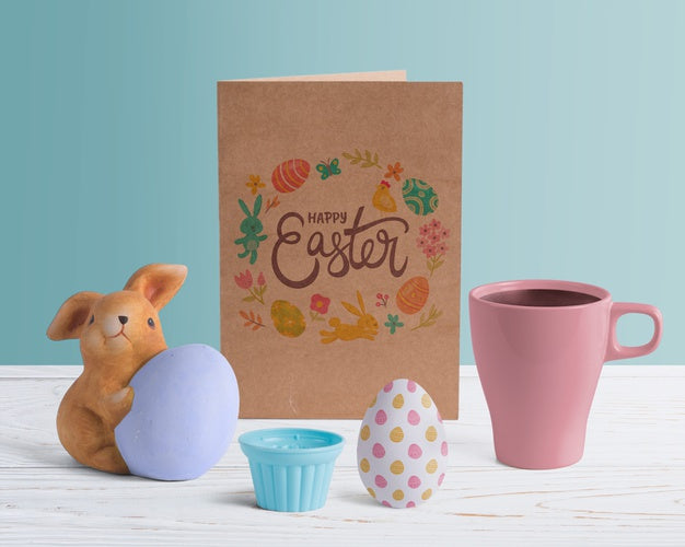 Editable Scene Creator Easter Mockup Psd
