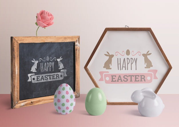 Editable Scene Creator Easter Mockup Psd