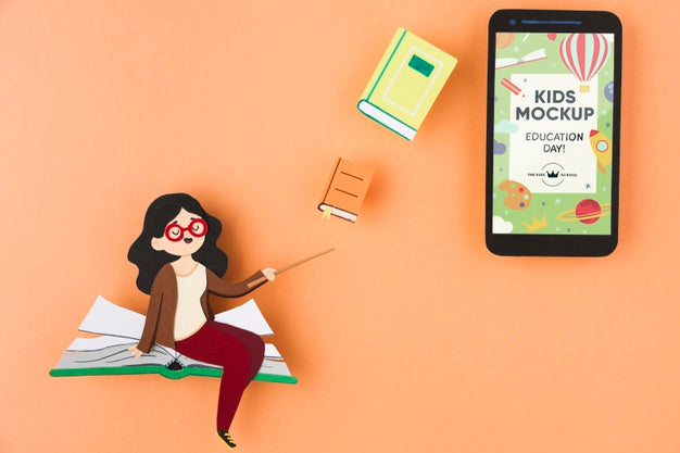 Education Day Concept Mock-Up Psd
