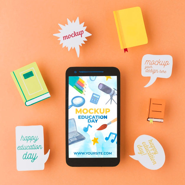 Education Day Concept Mock-Up Psd