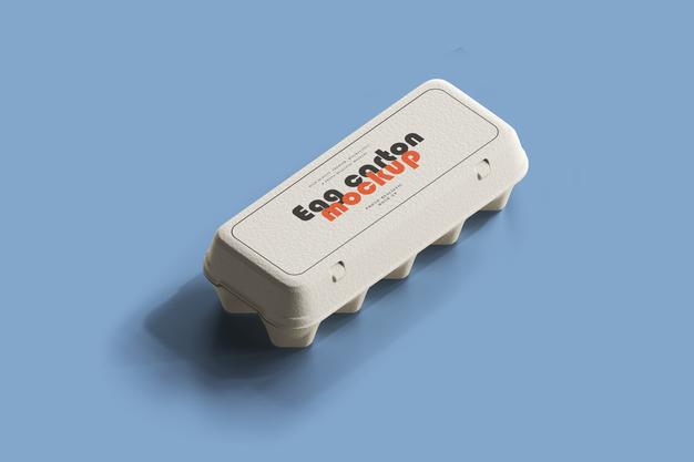 Egg Carton Mockup Psd
