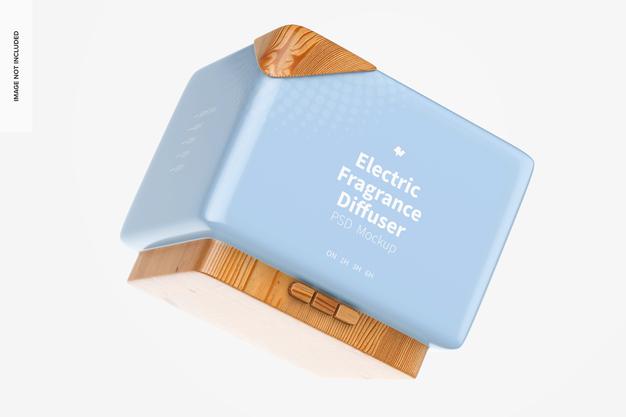 Electric Fragrance Diffuser Mockup, Floating Psd