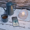 Electronic Device Beside Kettle With Tea Psd