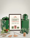 Electronic Tablet Beside Gifts For Christmas Psd