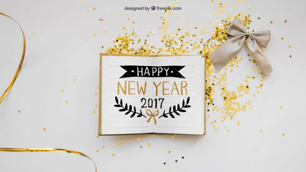 Elegant Book Mockup With Christmas Design Psd