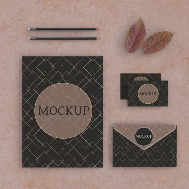 Elegant Branding Concept Mock-Up Psd