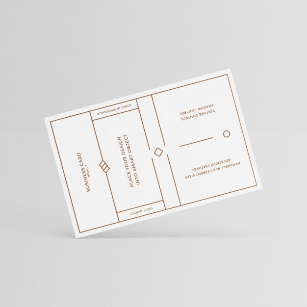 Elegant Business Card Mock Up Psd