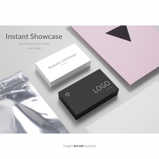 Elegant Business Card Mock Up Psd