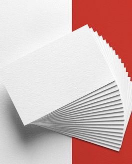 Elegant Business Card Mockup On Texture Background