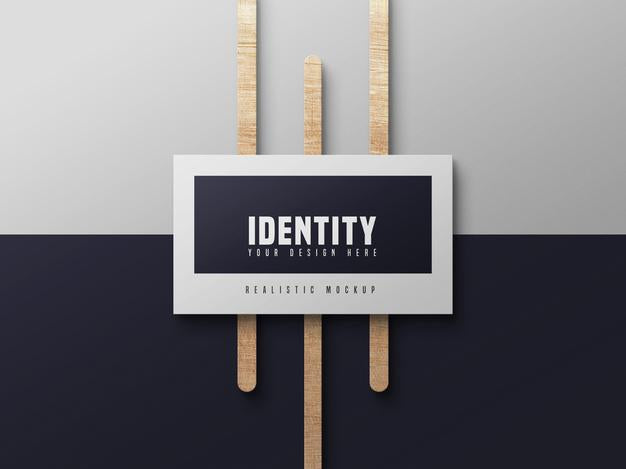 Elegant Business Card Mockup Psd