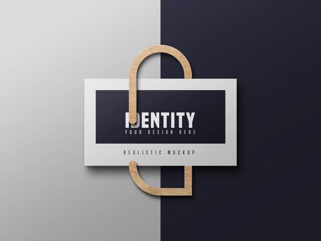 Elegant Business Card Mockup Psd