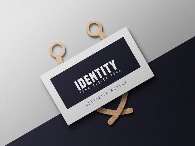 Elegant Business Card Mockup Psd