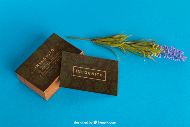 Elegant Business Card Mockup Psd