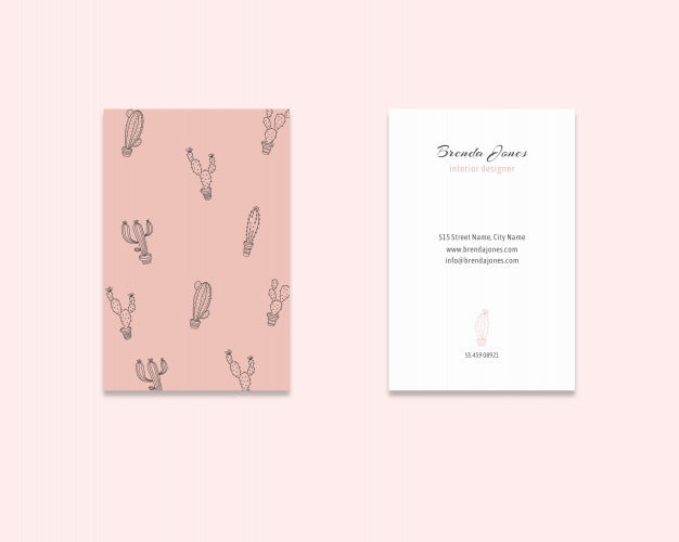 Elegant Business Card Mockup Psd