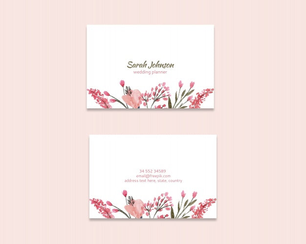 Elegant Business Card Mockup Psd