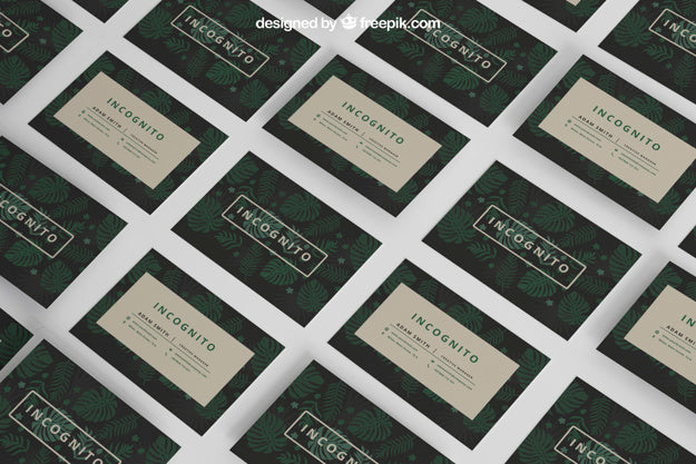 Elegant Business Card Mockup Psd