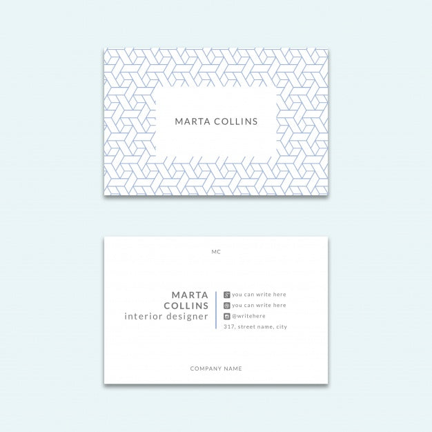 Elegant Business Card Mockup Psd