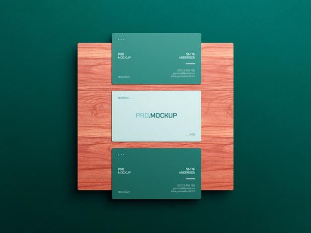 Elegant Business Card Mockup Psd