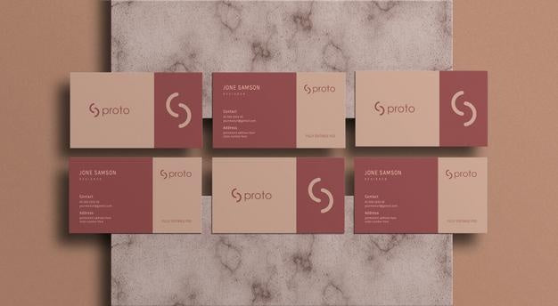 Elegant Business Card Mockup Psd