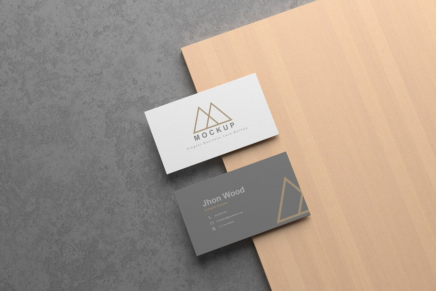 Elegant Business Card Mockup