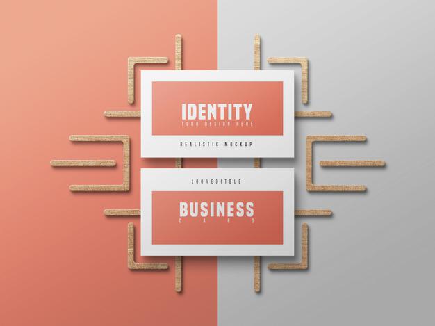 Elegant Business Card Psd Mockup Psd