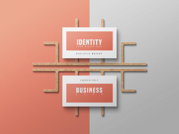 Elegant Business Card Psd Mockup Psd