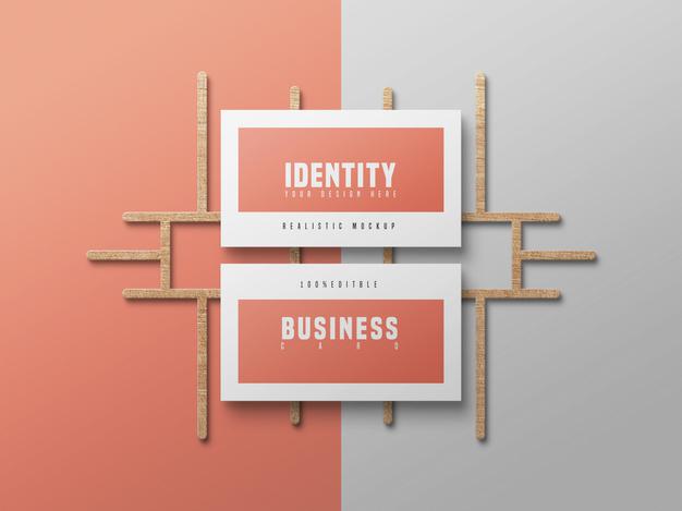 Elegant Business Card Psd Mockup Psd