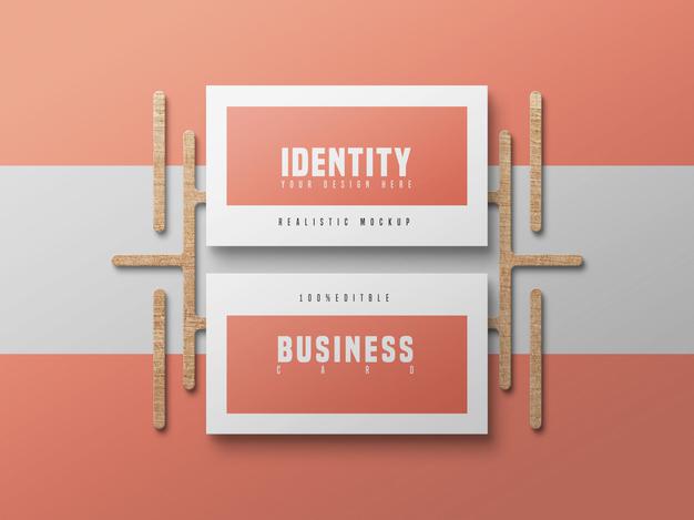 Elegant Business Card Psd Mockup Psd