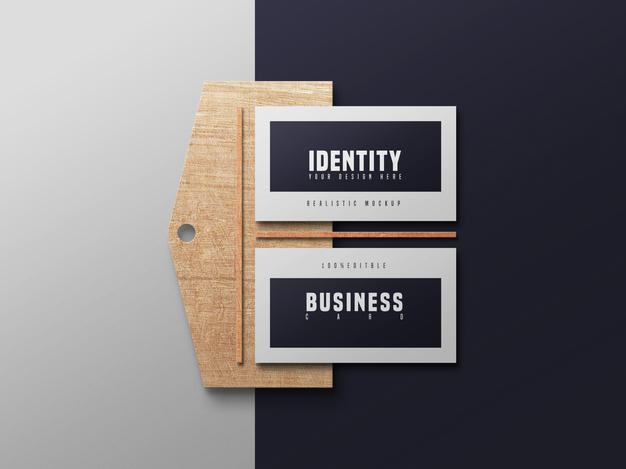 Elegant Business Cards Mockup Psd