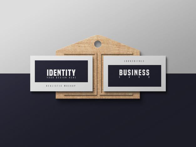 Elegant Business Cards Mockup Psd