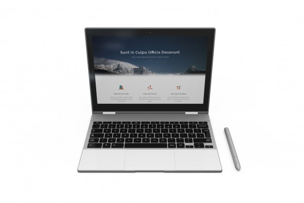 Elegant Computer Mockup Psd