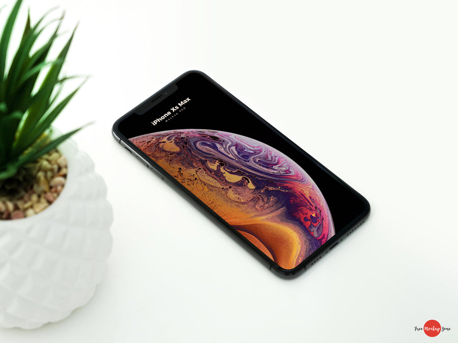 Elegant Iphone Xs Max Mockup Psd