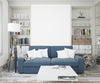 Elegant Living Room With Sofa And Mockup Wall Psd