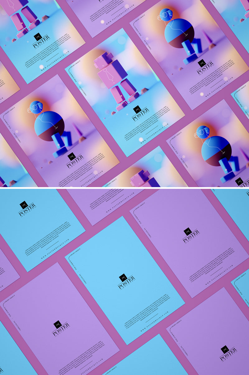 Elegant Presentation Brand Poster Mockup Design