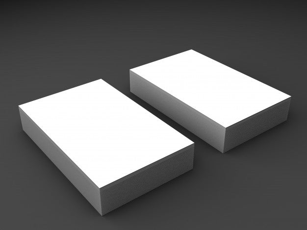 Elegant Realistic Business Card Pile Mockup Psd