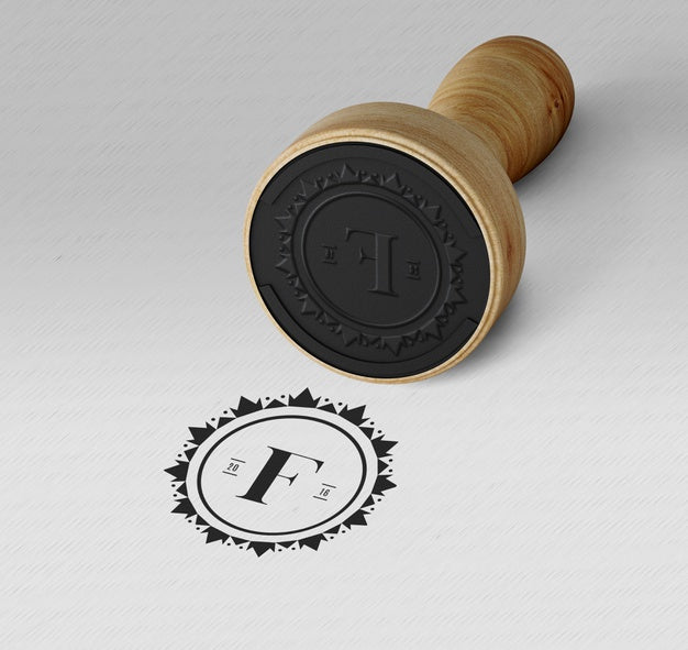 Elegant Stamp Or Badge Mockup Psd