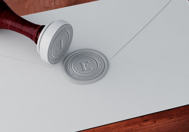 Elegant Stamp Or Badge Mockup Psd