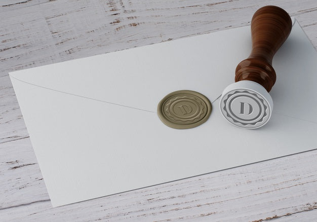 Elegant Stamp Or Badge Mockup Psd