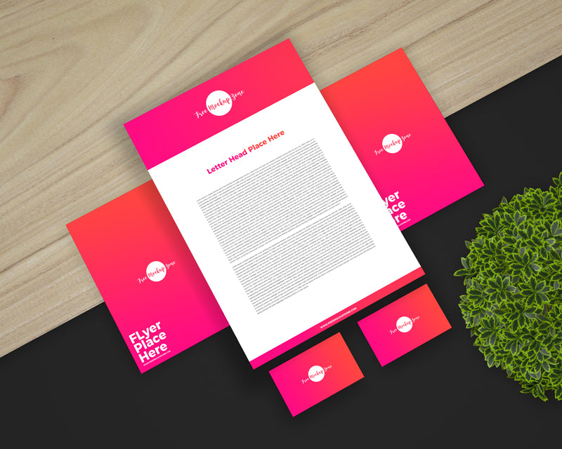 Elegant Stationery Branding Mockup 2018