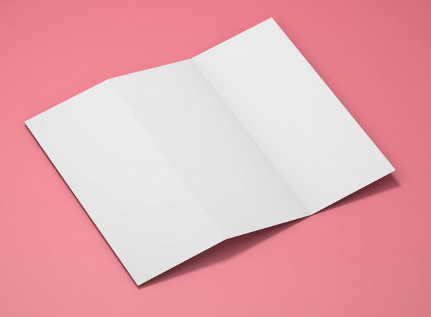 Elegant Trifold Studio Mockup Psd