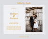 Elegant Wedding Card Template With Photography Psd
