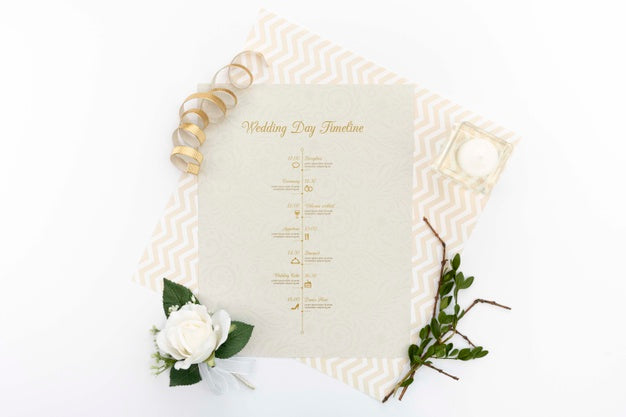 Elegant Wedding Invitation Psd