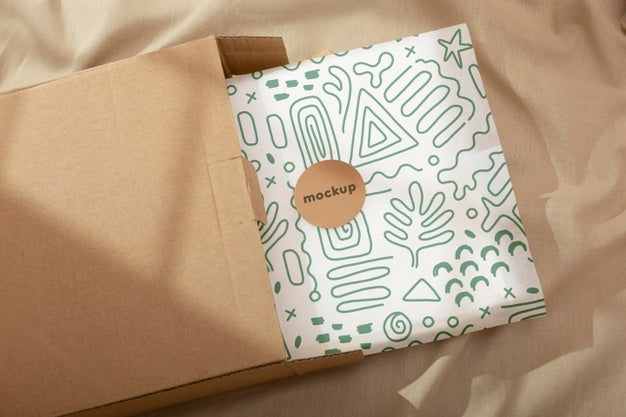 Elegant Wrapping Paper Real Context Mockup Psd