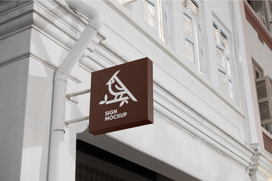 Elevation Sign Mockup