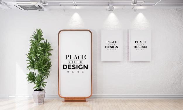 Empty Advertising Billboards Mockup Psd